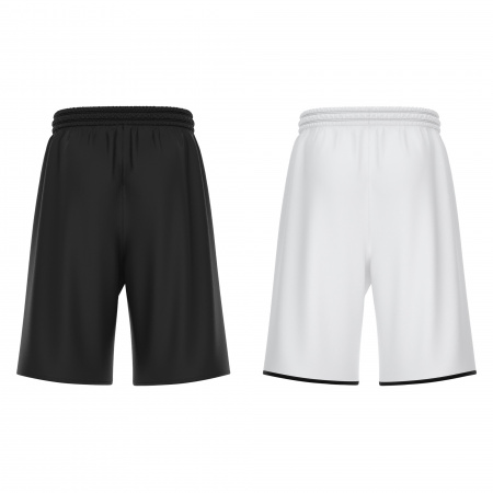 Шорты баскетбольные MACRON X500 SHORTS BLACK/WHITE