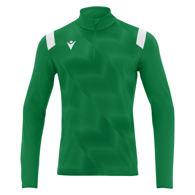 Толстовка тренировочная MACRON PURUS TRAINING 1/4 ZIP TOP GREEN/WHITE