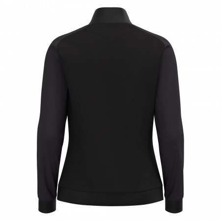 Олимпийка парадная женская MACRON RAMA FULL LENGTH ZIP TOP BLACK/DARK GREY