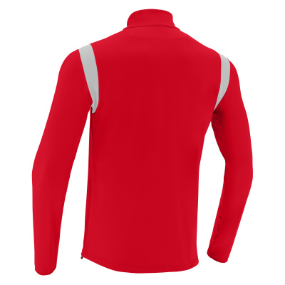 Толстовка тренировочная MACRON PURUS TRAINING 1/4 ZIP TOP RED/WHITE