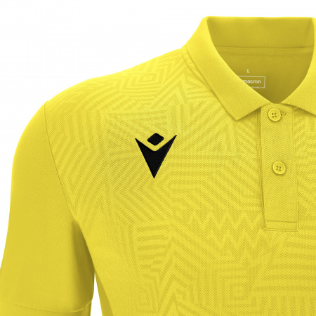 Поло парадное MACRON RAP POLO YELLOW/BLACK