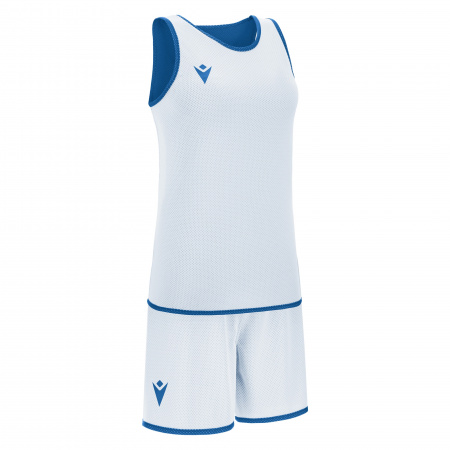 Комплект баскетбольный MACRON F500 SET REVERSIBLE ROYAL BLUE/WHITE