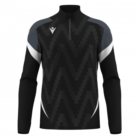 Толстовка тренировочная STARFALL TRAINING 1/4 ZIP TOP BLACK/WHITE