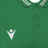 Поло спортивное женское х/б MACRON HAMBO POLO GREEN/WHITE