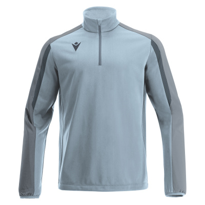 Толстовка тренировочная MACRON ARNO TRAINING 1/4 ZIP TOP SILVER/ANTHRACITE
