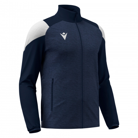 Олимпийка спортивная MACRON VANIR FULL LENGTH ZIP TOP NAVY/WHITE