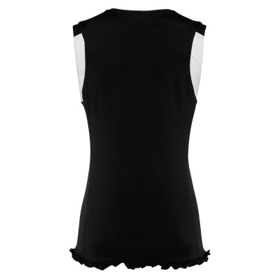 Майка спортивная MACRON MERCURY SLEEVELESS SHIRT BLACK/WHITE
