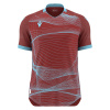 Футболка спортивная MACRON WYVERN ECO SHIRT CARDINAL/COLUMBIA