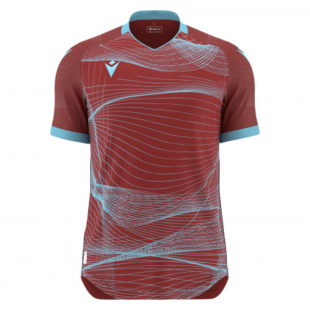 Футболка спортивная MACRON WYVERN ECO SHIRT CARDINAL/COLUMBIA