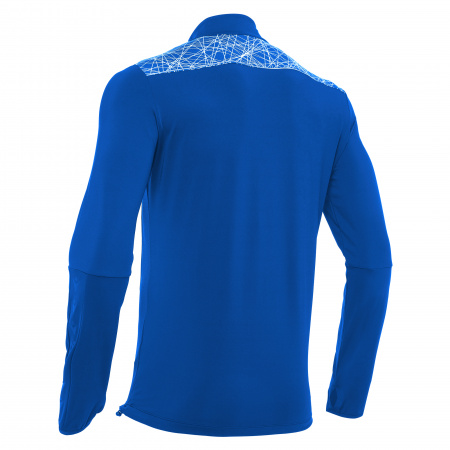 Толстовка тренировочная MACRON TIBER 1/4 ZIP TOP ROYAL BLUE/WHITE