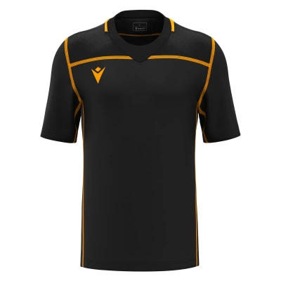 Регбийка игровая MACRON PERIDOT SHIRT BLACK/AMBER