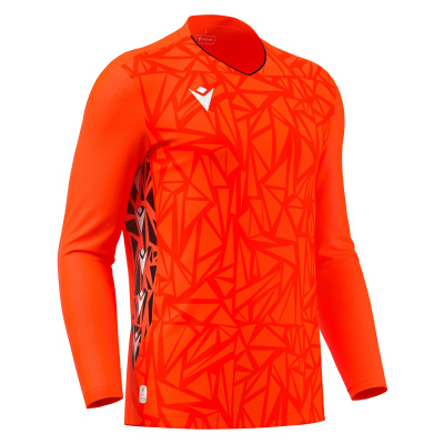 Футболка спортивная MACRON CORVUS ECO GK SHIRT ORANGE/BLACK