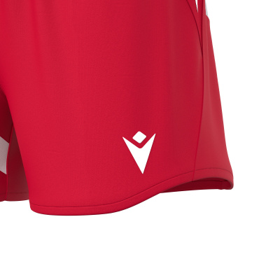 Шорты спортивные женские MACRON BANSHEE ECO SHORT RED/WHITE