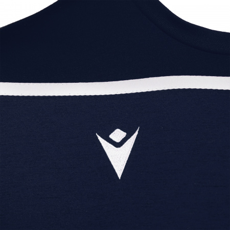 Футболка спортивная х/б MACRON COUNTRY T-SHIRT NAVY/WHITE