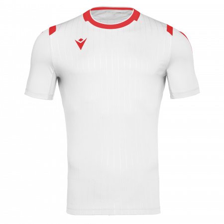 Футболка спортивная MACRON ALHENA SHIRT WHITE/RED