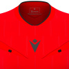 Футболка судейская проф. женская MACRON TESS ECO SHIRT SS BRIGHT RED/BLACK