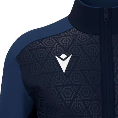 Олимпийка спортивная MACRON POSEIDON FULL LENGTH ZIP TOP NAVY/LIGHT NAVY
