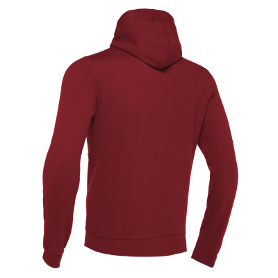 Олимпийка спортивная MACRON CELLO FULL ZIP HOODED SWEATSHIRT CARDINAL