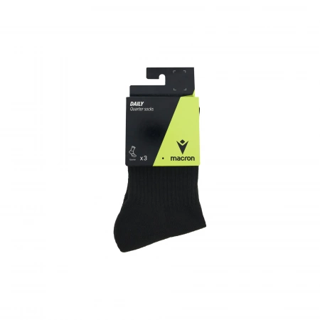 Носки спортивные MACRON DAILY QUARTER SOCKS BLACK