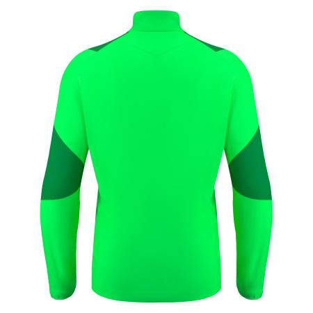 Толстовка тренировочная MACRON IZEL TRAINING 1/4 ZIP TOP NEON GREEN/GREEN