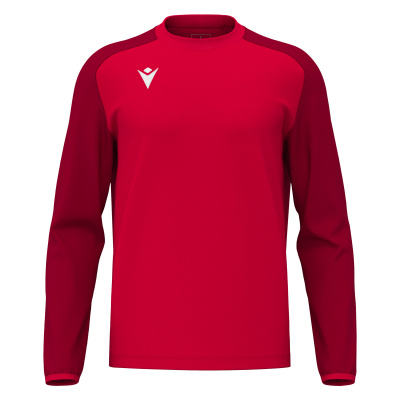 Толстовка тренировочная MACRON THALOS TRAINING TOP RED/DARK RED