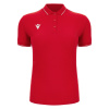Поло спортивное женское х/б MACRON WALTZ ECO POLO RED