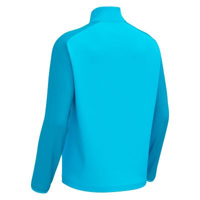Толстовка тренировочная MACRON ISEN 1/4 ZIP TOP NEO SKY/DARK NEON SKY