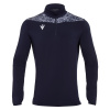 Толстовка тренировочная MACRON TIBER 1/4 ZIP TOP NAVY/WHITE