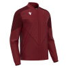 Олимпийка спортивная MACRON MORPHEUS MICROFIBER FULL LENGTH ZIP TOP CARDINAL/DARK CARDINAL