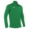 Толстовка тренировочная MACRON TIBER 1/4 ZIP TOP GREEN/BLACK