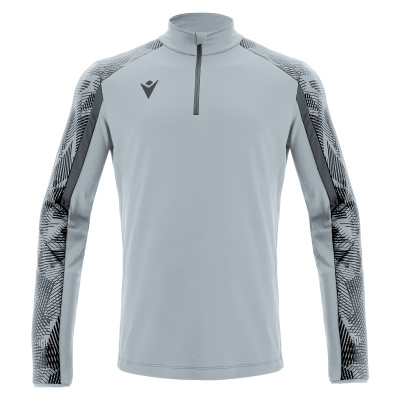 Толстовка тренировочная MACRON NARYN TRAINING 1/4 ZIP TOP SILVER/ANTHRACITE
