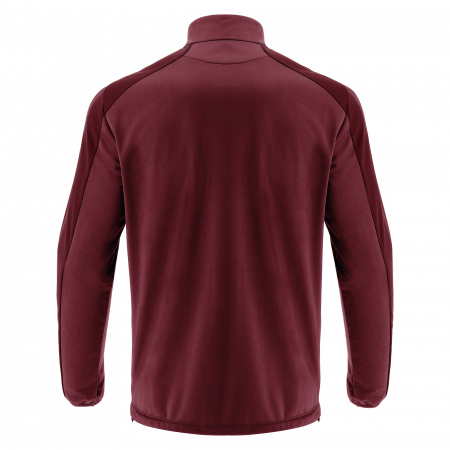 Толстовка тренировочная MACRON ARNO TRAINING 1/4 ZIP TOP CARDINAL/DARK CARDINAL