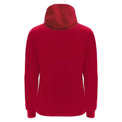 Олимпийка спортивная женская MACRON DRUM FULL ZIP HOODED SWEATSHIRT RED