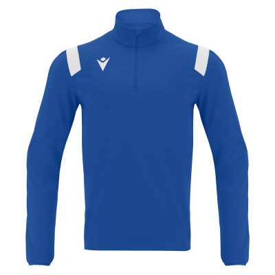 Толстовка тренировочная MACRON GANGE TRAINING 1/4 ZIP TOP ROYAL BLUE/WHITE