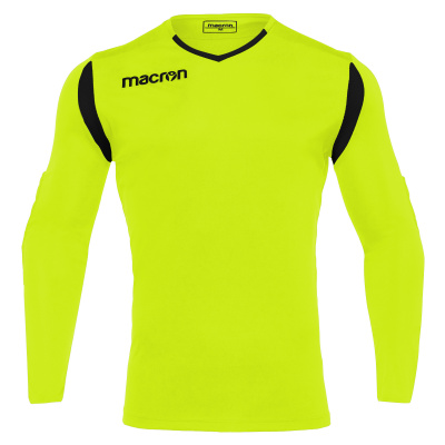 Футболка спортивная вратарская MACRON ANTILIA SHIRT NEON YELLOW/BLACK