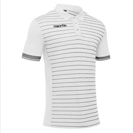 Поло парадное MACRON JUNGLE POLO WHITE/ANTHRACITE