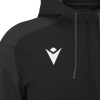 Олимпийка парадная MACRON CHRONOS FULL ZIP TOP BLACK/DARK GREY