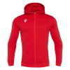 Олимпийка спортивная MACRON CELLO FULL ZIP HOODED SWEATSHIRT RED