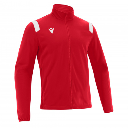 Олимпийка спортивная MACRON FUJIN FULL LENGTH ZIP TOP RED/WHITE