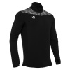 Толстовка тренировочная MACRON TIBER 1/4 ZIP TOP BLACK/WHITE