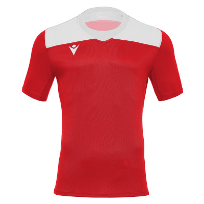 Регбийка игровая MACRON JASPER SHIRT WHITE/RED
