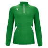 Толстовка тренировочная MACRON FRASER TRAINING 1/4 ZIP TOP GREEN/WHITE