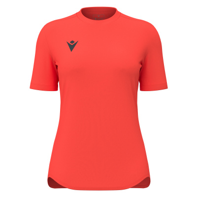 Футболка спортивная женская MACRON ZYRA SHIRT NEON CORAL