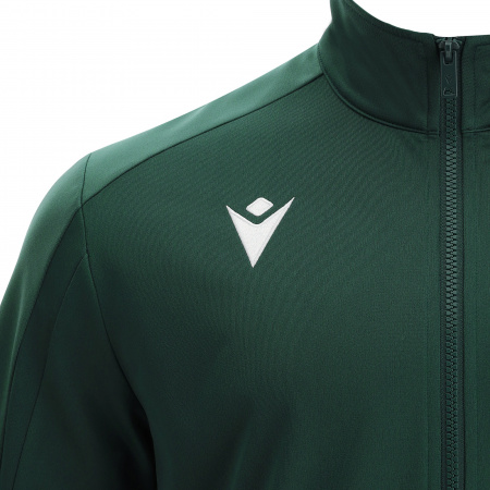 Олимпийка спортивная MACRON SETH FULL LENGTH ZIP TOP BOTTLE GREEN/LIGHT BOTTLE GREEN