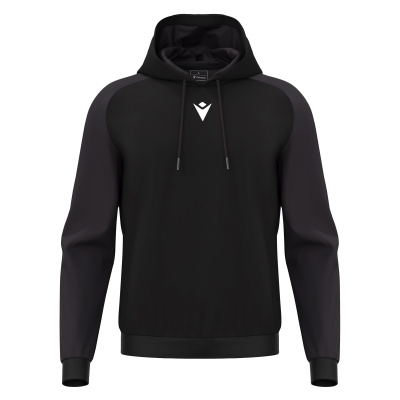 Худи спортивное MACRON HORN HOODY POLY BLACK/DARK GREY