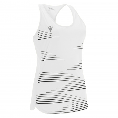 Майка MACRON DOLLY SINGLET WHITE/BLACK