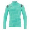 Толстовка тренировочная MACRON PURUS TRAINING 1/4 ZIP TOP TURQUOISE/ANTHRACITE