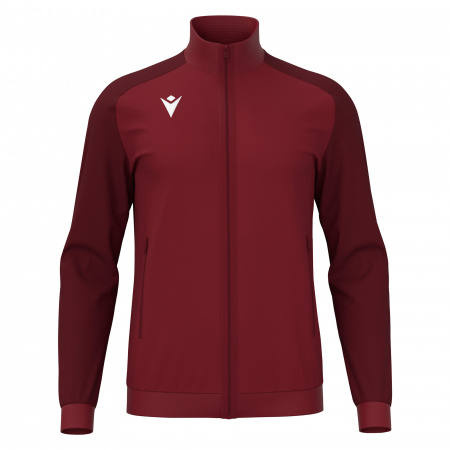 Олимпийка парадная MACRON ANUBIS FULL LENGTH ZIP TOP CARDINAL/DARK CARDINAL