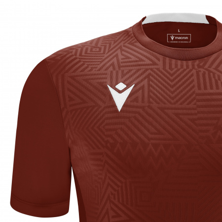 Футболка спортивная MACRON SHEDIR SHIRT CARDINAL/WHITE