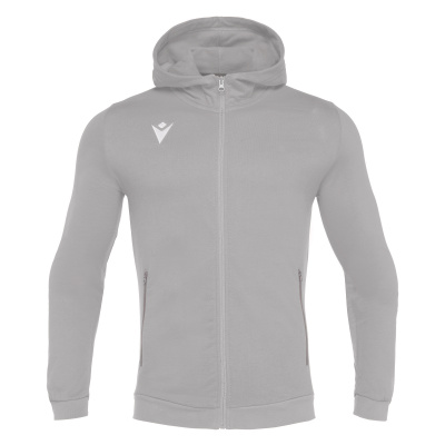 Олимпийка спортивная MACRON CELLO FULL ZIP HOODED SWEATSHIRT GREY